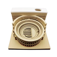 2026 3D Calendar Tear Away Carving Time Piece Notepad-shaped Design
