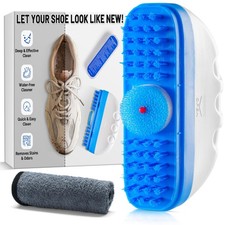 FULEEAN Water-free Shoe Cleaner Kit,100ML Clean Kit with One Size, White
