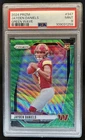 2024 Prizm Jayden Daniels RC Green Wave Rookie #347 Commanders PSA 9