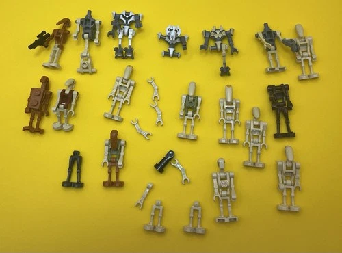 Lego Star Wars Battle Droid Minifigures Lot Of 17-Parts- Pieces- Incomplete