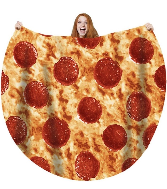 Large Pizza Blanket NIB