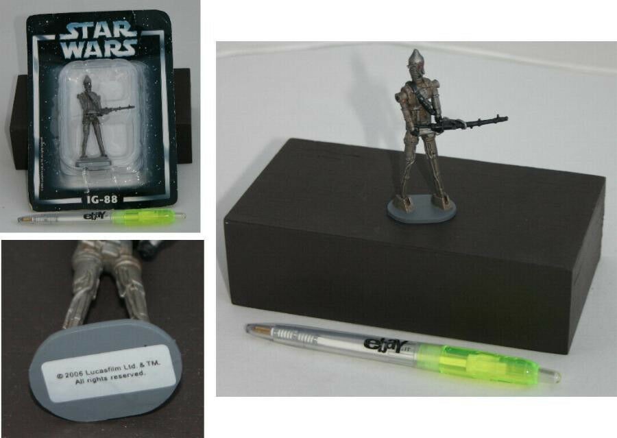 Star Wars IG-88 Figur Figur Figur DIECAST METALL Sammlung DE AGOSTINI Italy 3890₽