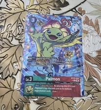 Digimon Card Game Palmon Alt Art Box Topper BT22-044 U Cyber Eden