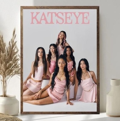 KATSEYE Kpop Poster 2026 Girl Group Music Wall Art Fan Decor
