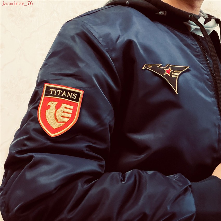 Anime Mobile Suit Z Gundam Titans Embroidery Flight Jacket Zipper