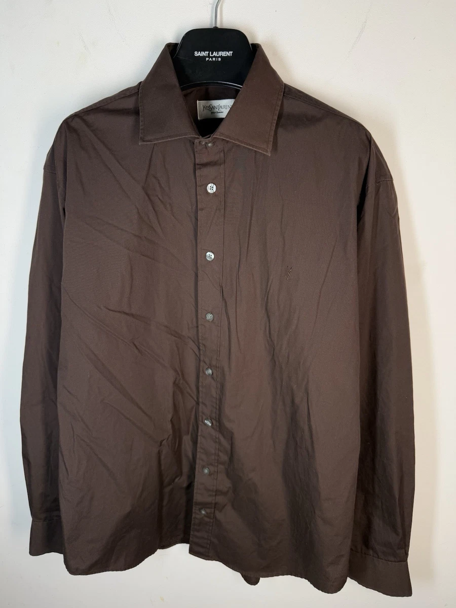Yves Saint Laurent 長袖シャツ 16 (34-35) Saint Laurent Long Sleeve Shirts for Men for sale | eBay