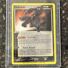 Pokémon Umbreon Star 017/017 POP Series 5 Ultra Rare Holo Stamped Card