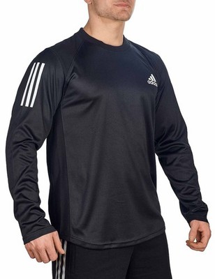 adidas Herren Boxwear Tech Langarmshirt, Schwarz, Training Boxen Kickboxen