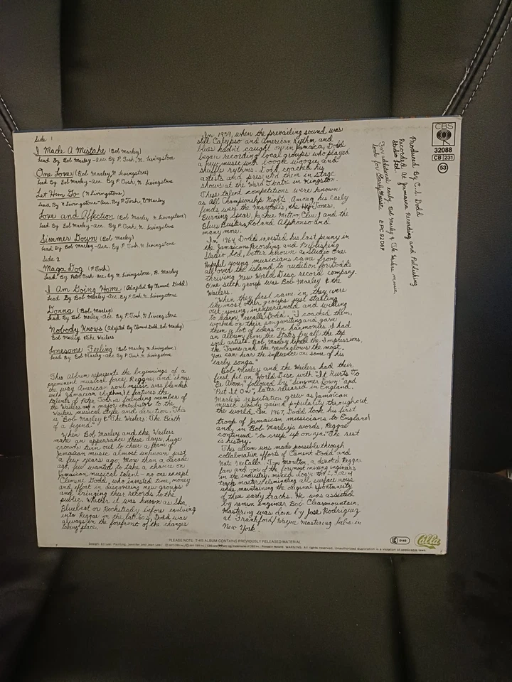 Bob Marley & The Wailers The Birth of a Legend · Lp, foto 2 di 5