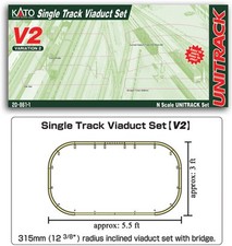 Kato 20-861 N V2 Single Track Viaduct Set