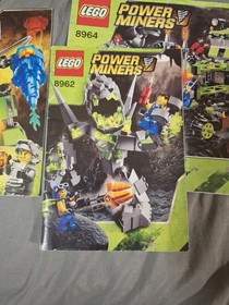 Lego Power Miners 8964 8191 8709 8959 8961 8191  8958 8189 8962 Instructions Lot