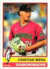 2025 Topps Heritage #134 Cristian Mena