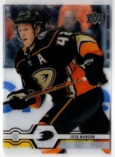2019-20 Upper Deck Clear Cut Parallel Josh Manson Anaheim Ducks #428