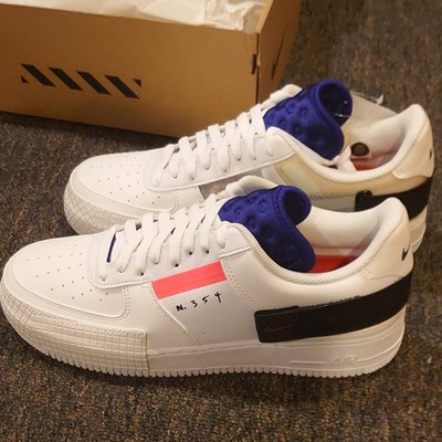 UNWORN Nike Air Force 1 Drop Type Summit White/Red Orbit-White CI0054-100 Men's 