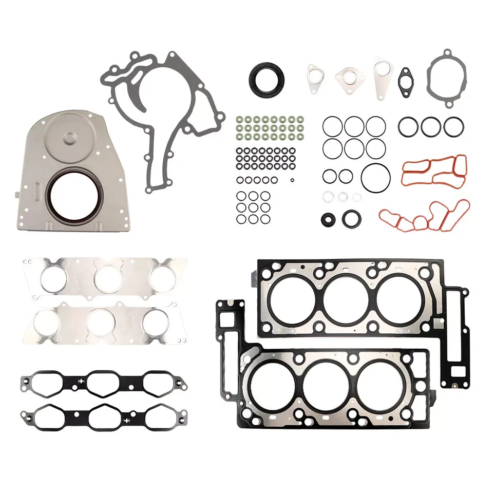 For Mercedes Benz 272 C300 3.0L Timing Chain Kit Head Gasket Set Piston & Ring — 第 2/4 张图片