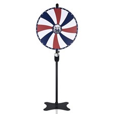 WinSpin Prize Wheel 16 Slots Spinning Game Dry Erase Floor Stand Eagle Head 24"