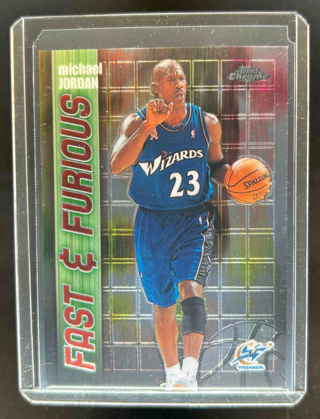 2001-02 Topps Chrome Michael Jordan Fast and Furious #FF05 Wizards