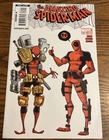 Amazing Spider-Man#611 (9.2)(2010) Skottie Young Cover,Deadpool App!!