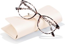 Blue Light Blocking Glasses Women Men Computer EyeglassesTR90 Fashion Round T...