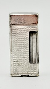 Dunhill Silver Plated Rollalite Petrol Pocket Lighter