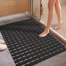 Extra Large Shower Mat Non Slip 35.4" 23.6" ,Heavy Bathtub Mat for Elderly w...
