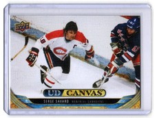 2024-25 Upper Deck #C255 Serge Savard UD Canvas