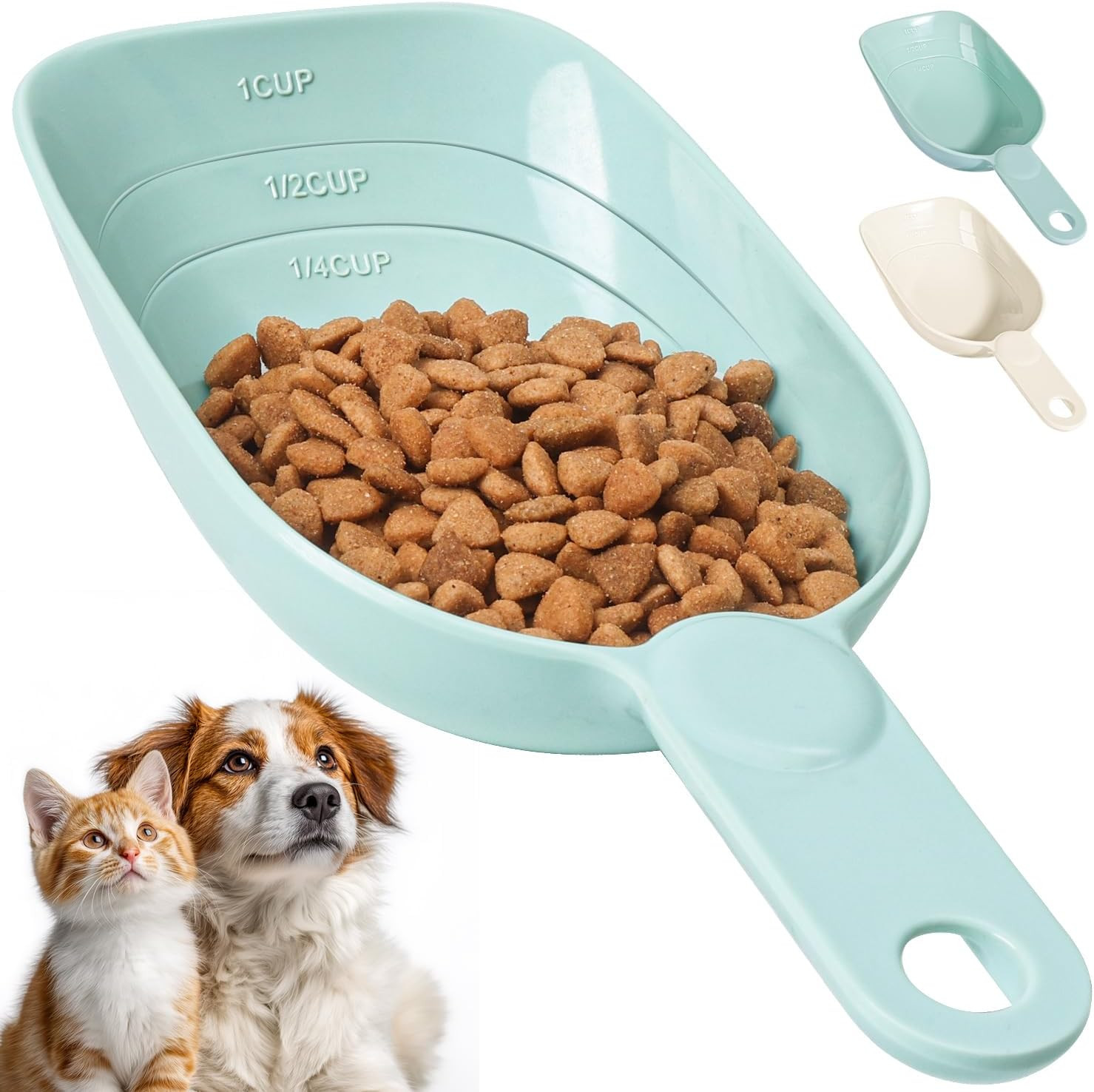 Scoop 1 Cup, One Cup Measuring Cup, Food-grade Melamine Pet Food Scoop,