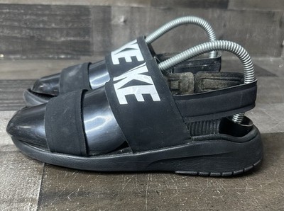 Nike Sandals Womens Tanjun Slingback Black Size 7 Comfort Flats 882694-001