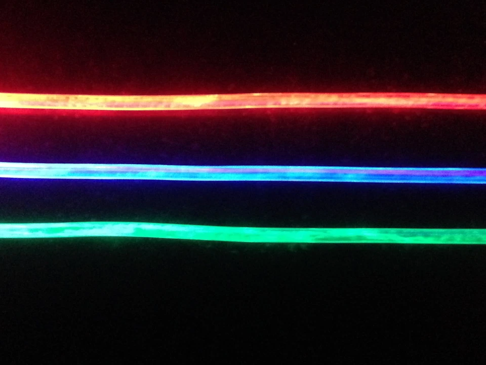 GLOW LED Light 3ft data sync charger cable FOR micro USB android smart phones - Image 2 of 2