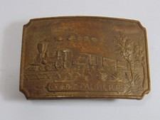 Vintage Collectible Erie Pacific Railroad R.R Train Belt Buckle