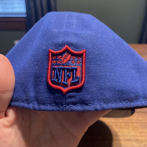 Buffalo Bills New ERA NFL Blue Hat NY State Bison 59Fifty Fitted 7 1/4" GO BILLS - Picture 12 of 12