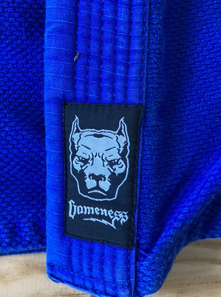 Chaqueta de Karate Gameness Niños Talla 0 Azul L9 Foto 3 de 4