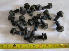 20PCS 5/8"-11 x 1-1/2" Grade 8 Hex Flange Screws Frame Bolts Zinc Phos Oil