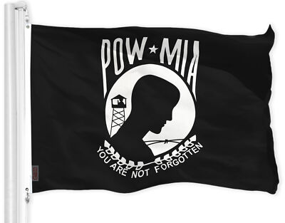 POW/MIA Adlerflagge – 10,2x15,2 Cm, Doppelseitig, Wetterfest, Für Den Außenbereich