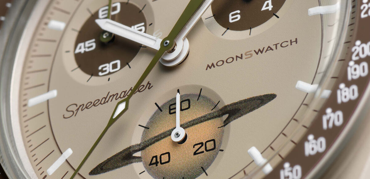 Swatch x Omega MoonSwatch Mission To Saturn Men's Watch Swatch x Omega MoonSwatch Mission To Saturn Men's Watch
