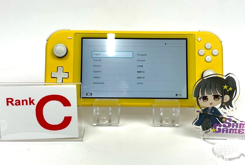 Nintendo Switch Lite Yellow C Rank Console Only Region Free 1Day Ship 0468