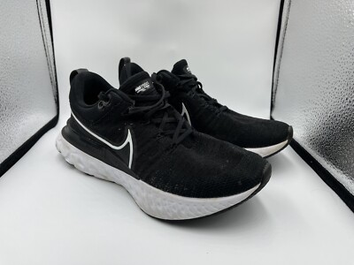 Nike React Infinity Run FK 2 Shoes Womens Size 7 Black Running Sneakers Gym Walk