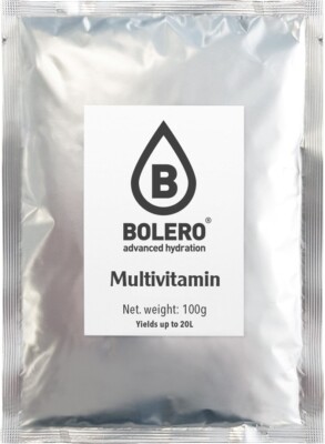 (74,90 /kg) Bolero Drinks 100g Beutel Multivitamin Getränkepulver zuckerfrei