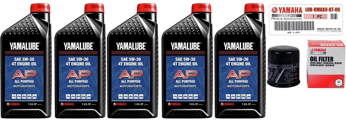 YAMAHA OEM 2021-2023 RMAX 4 1000 4-Seat Genuine Oil Change Kit | eBay