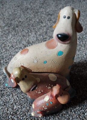 Hund Ornament Seitenstapler x 3