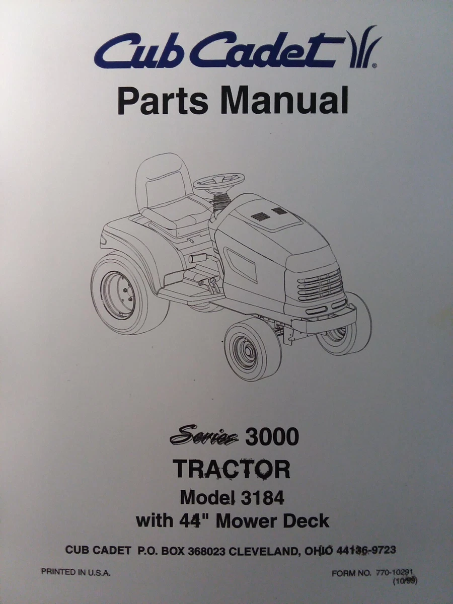 Cub Cadet 3000 Series 3184 Lawn Garden