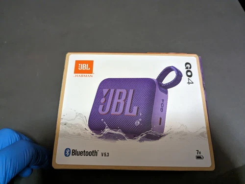 JBL Go4 Portable Bluetooth Waterproof Speaker - Purple-image
