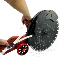 iMeshbean 16'' Electric Concrete Saw Wet/Dry Saw Cutter w/ Water Pump and Blade