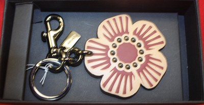 VINTAGE COACH FLORAL BAG CHARM IN BOX | eBay 