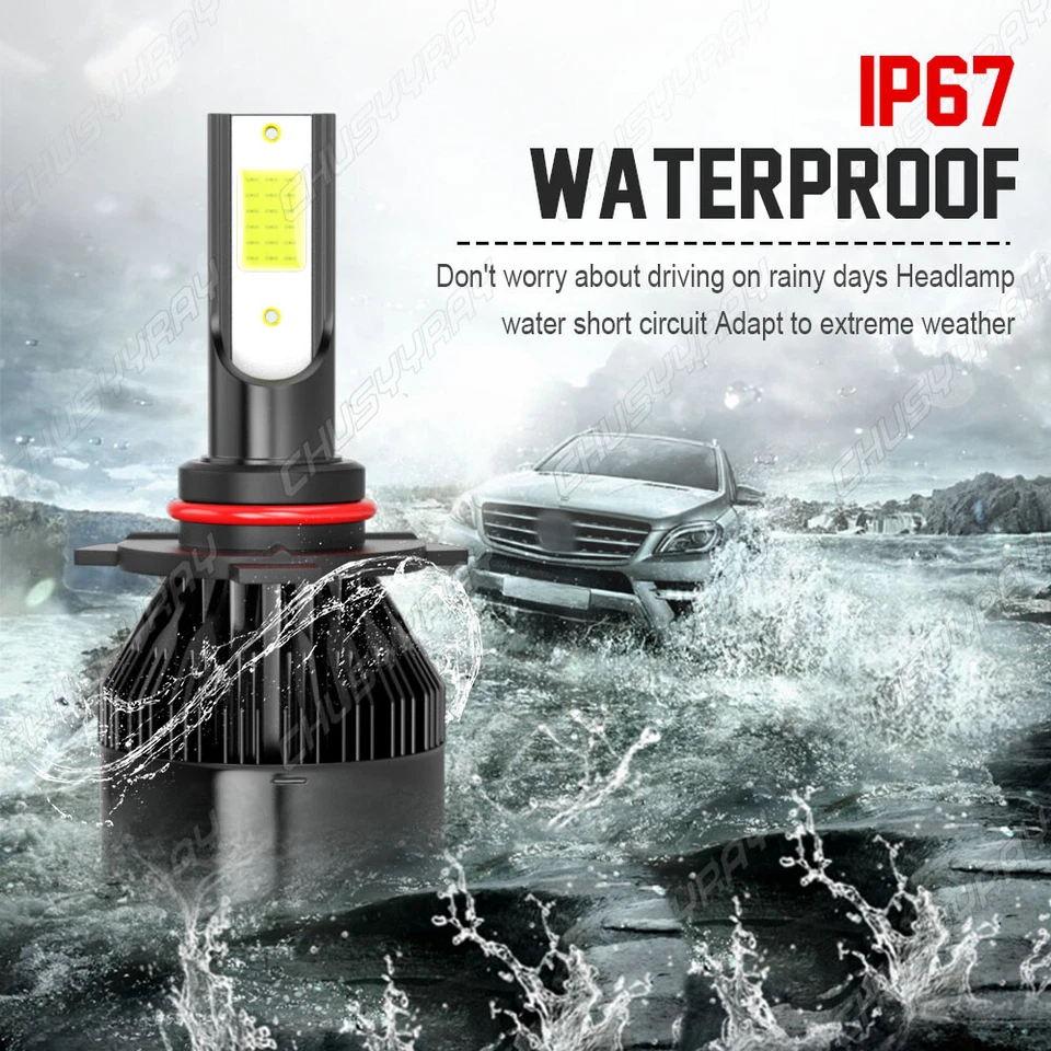 For Lexus RX300 1999 2000 - 2003 Combo LED Headlight High beam + Fog Light Bulbs - Image 2 of 4