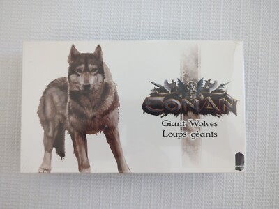 Conan Board Game GIANT WOLVES Expansion New Sealed Kickstarter Monolith