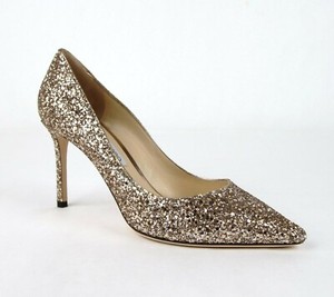 jimmy choo coarse glitter shoes