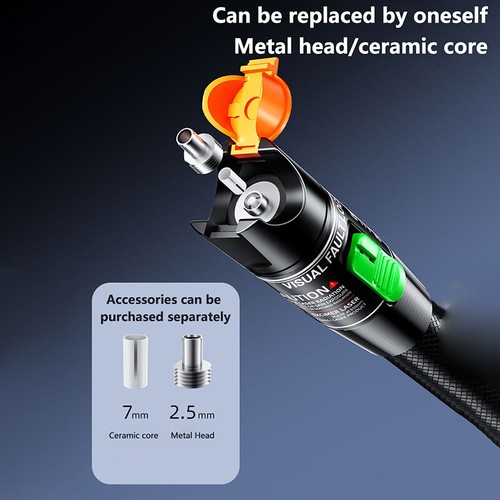Visual Fault Locator 5MW-100MW Optical Fiber Test Tool Fiber Optic Cable Tes-qe - Zdjęcie 5 z 22