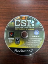 CSI:  3 Dimensions of Murder (PlayStation 2 PS2) NO TRACKING - DISC ONLY 725