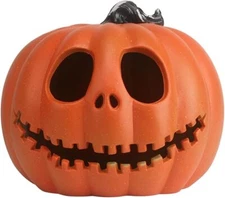 9" Halloween Lighted Pumpkin Jack O Lantern Waterproof Pre-lit Pumpkin Lights 